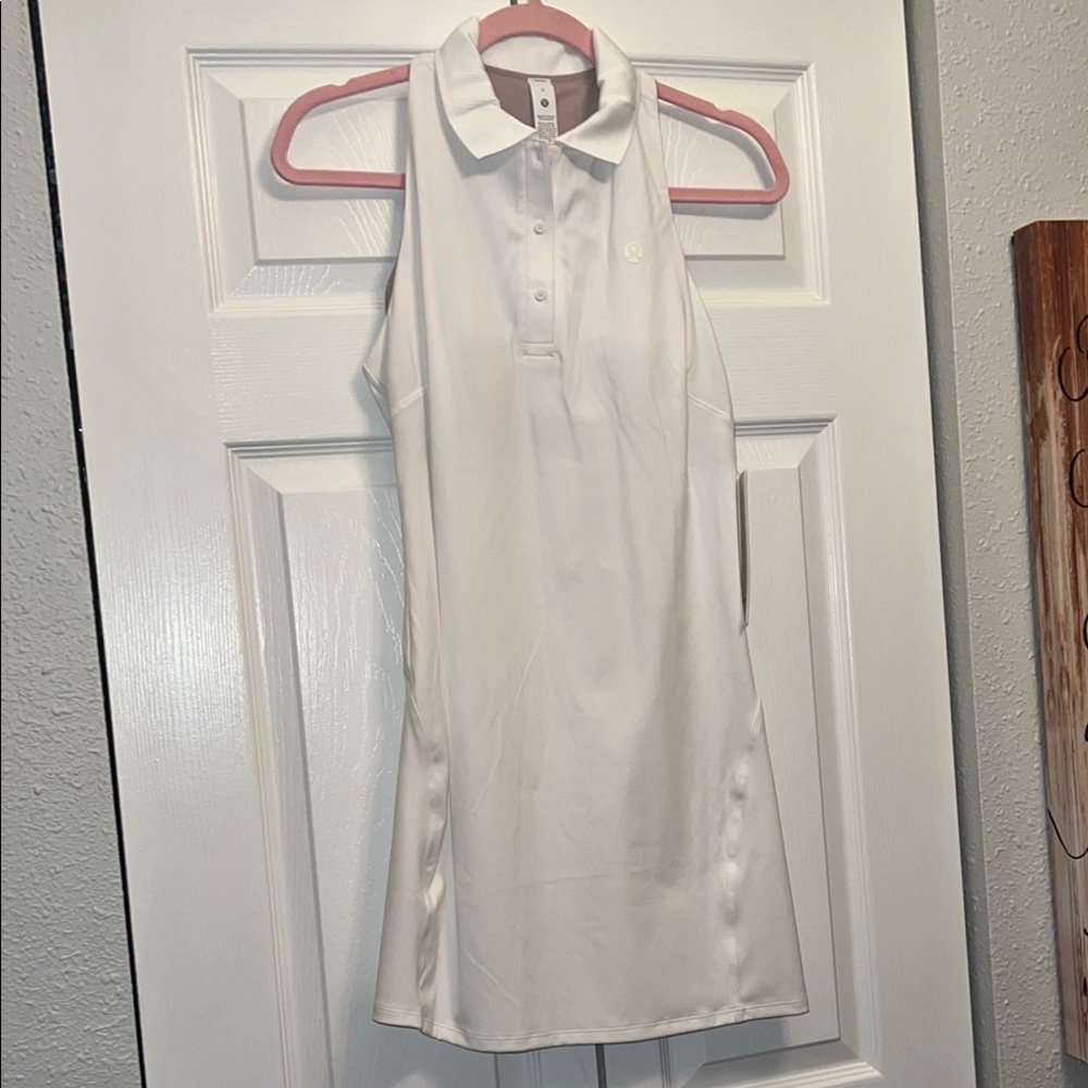 Lululemon lightweight sleeveless polo dress. 8